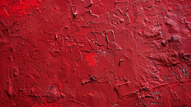 Photo red wall with a red spot on it