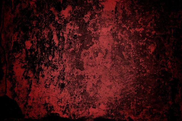 A red wall with the word dark on it