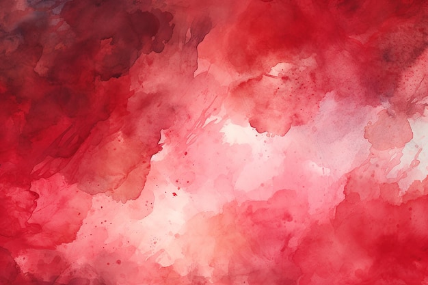 Photo red watercolor background