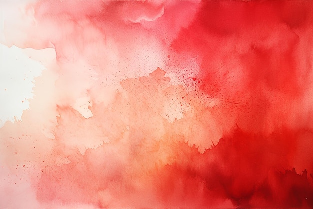 Photo red watercolor background