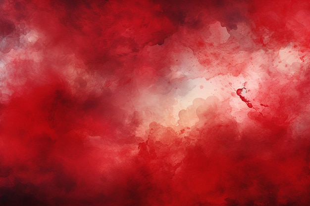 Red Watercolor Background