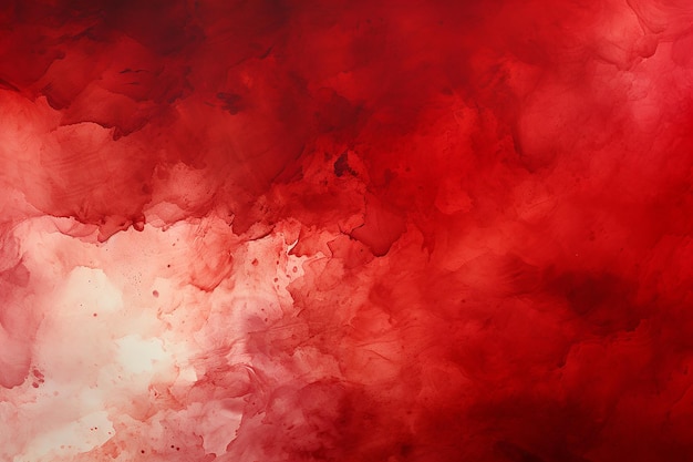 Red Watercolor Background