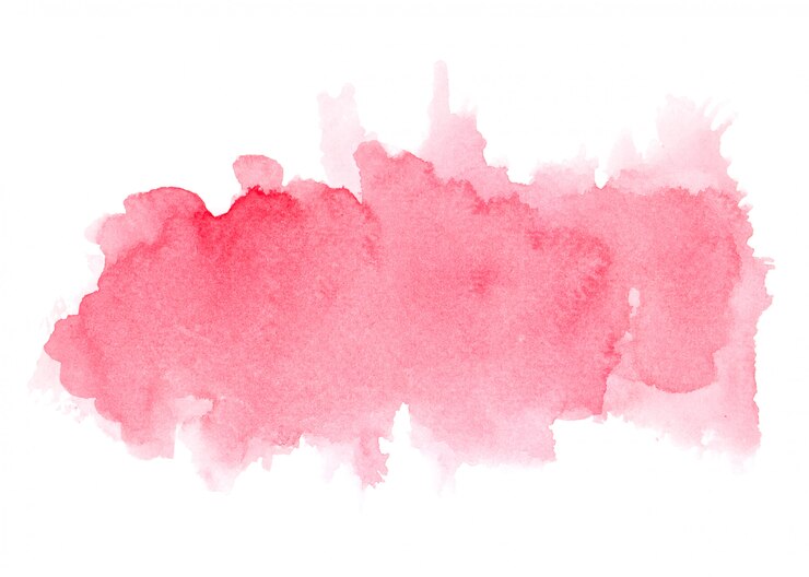 Photo red watercolor stain shades paint stroke 