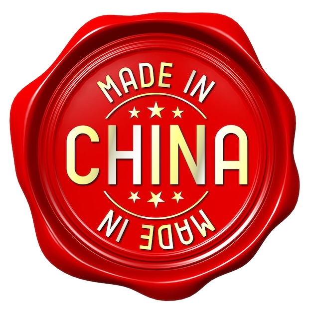 Photo red wax seal made in china