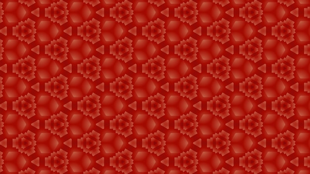 red and white abstract background with geometric shapes and squares on a red background.