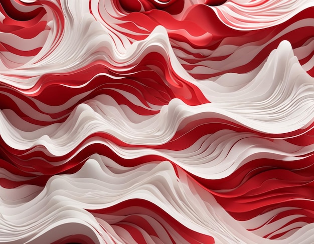 Red and White Abstract Background