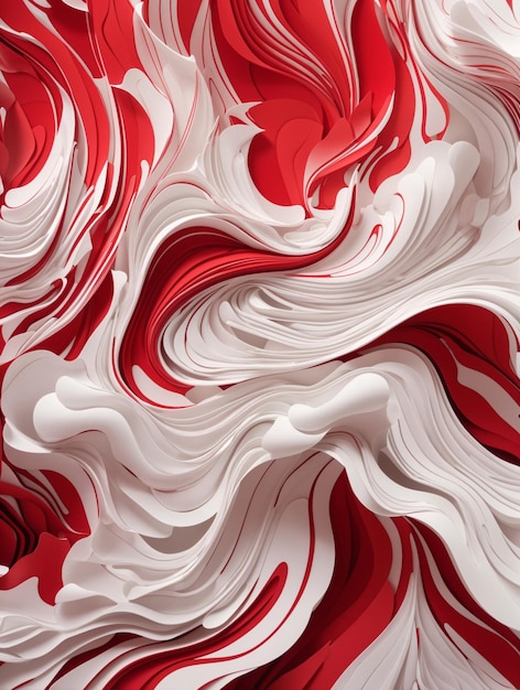 Red and White Abstract Background