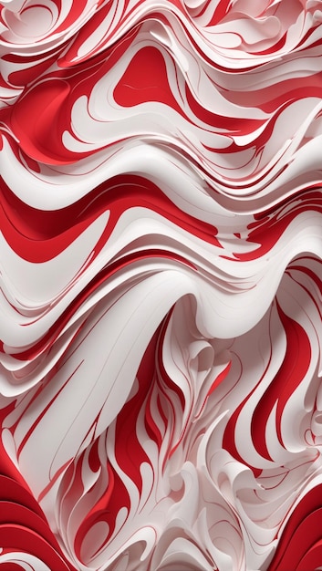 Red and White Abstract Background