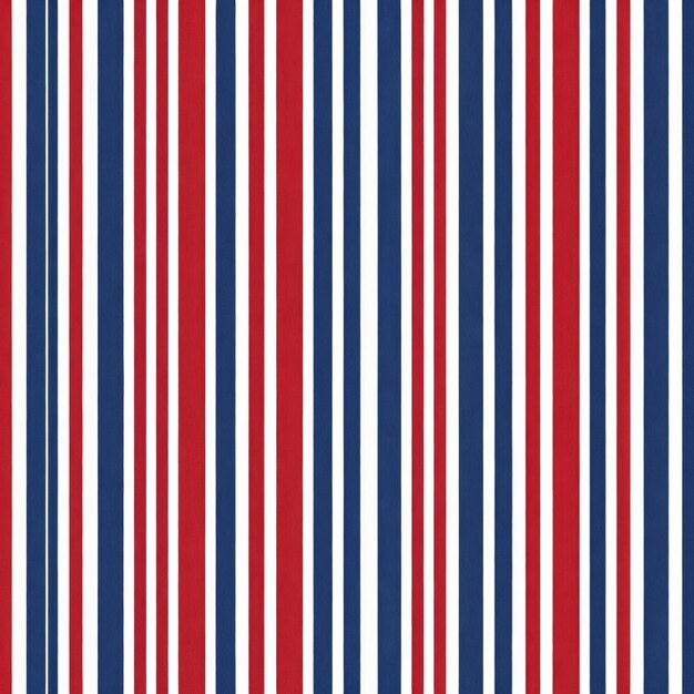 Red white and blue stripe seamless pattern