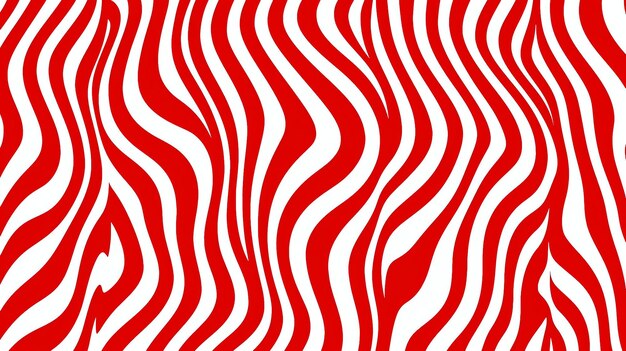 Photo red and white candy cane pattern seamless vector background