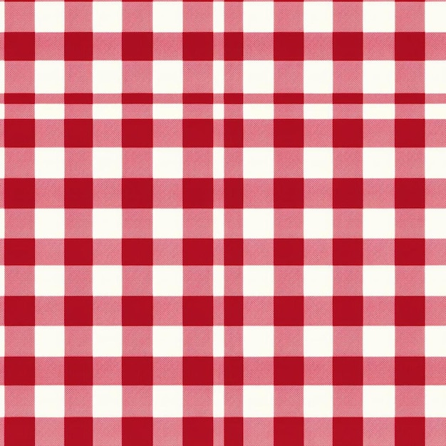 Photo a red and white checkered pattern with a red checkered pattern.