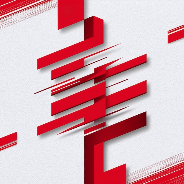 red and white color background template