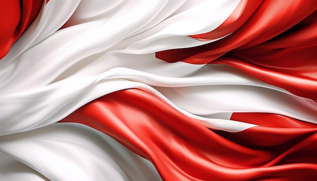 Red and white flag background