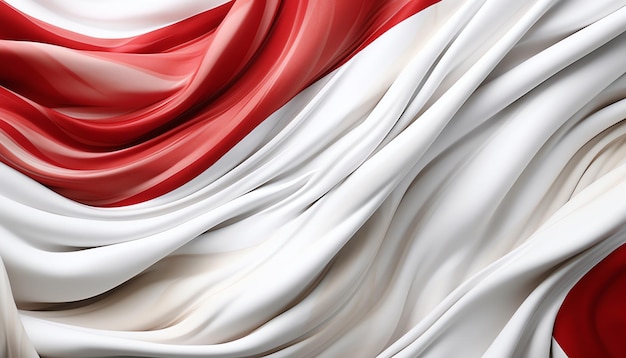 Red and white flag background