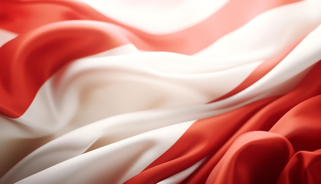 Red and white flag background