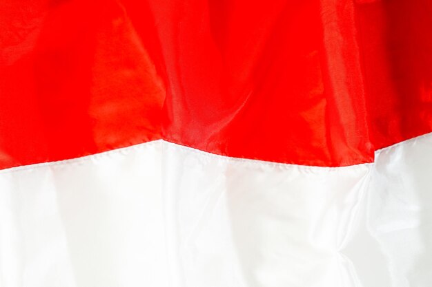 Photo red and white flag of indonesia independence day august 17th i love indonesia background