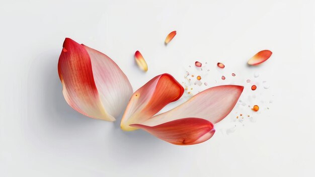 a red and white flower with the word hibiscus on it