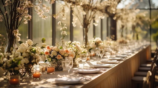 red and white location for wedding ceremony