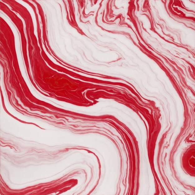 Photo red and white marble pattern texture abstract background