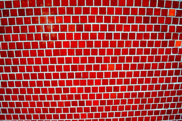 Red and white mosaic background