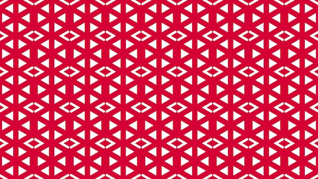 赤と白の模様に数字の「1」が描かれています。