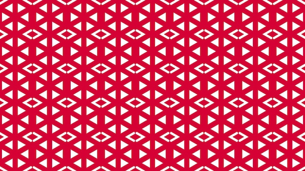 a red and white pattern with the number 1 on it.