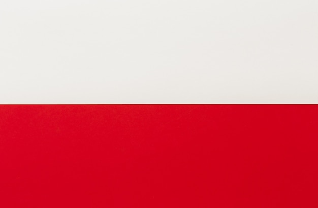 Red and white polish flag