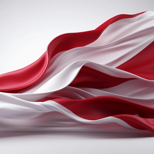 red and white silk background red and white flag