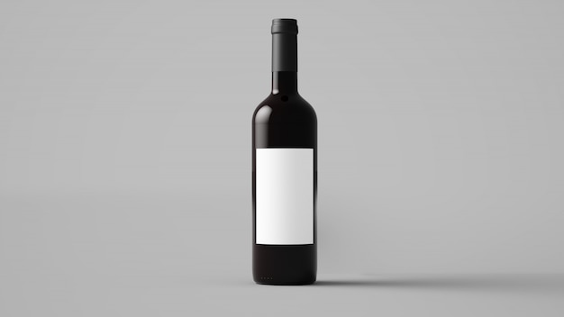 Red wine bottle