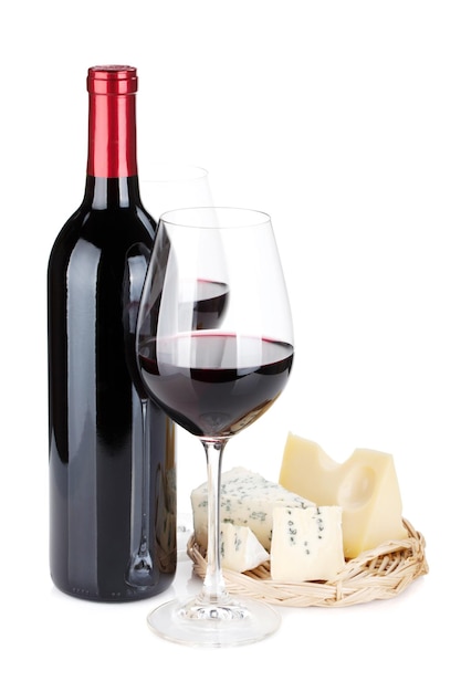 Red wine and cheese