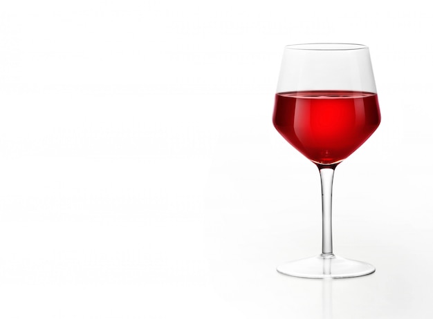 Фото Красное вино на белом
