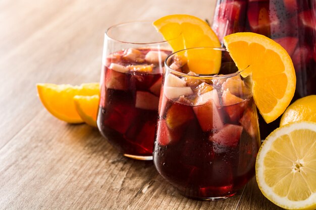 Red wine sangria