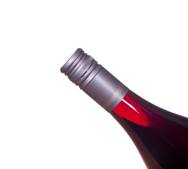 Photo red wine in screw top bottle