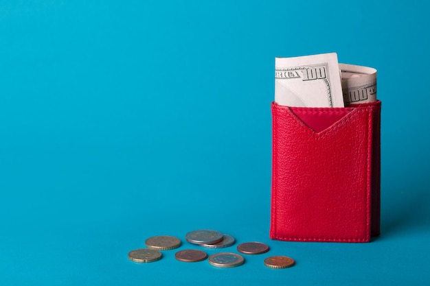 Red woman purse