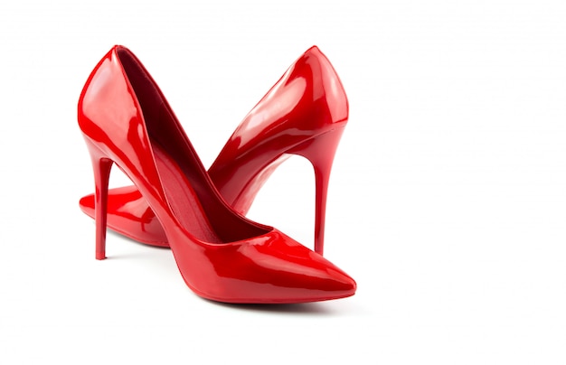 Red woman shoes