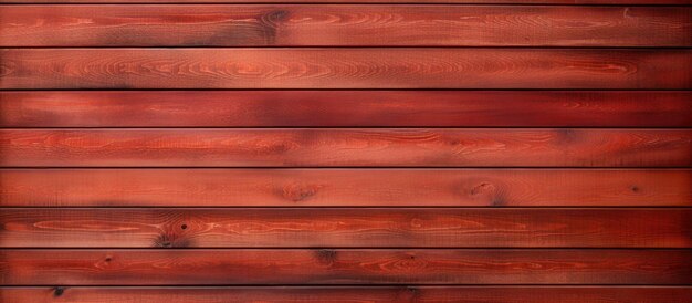 Photo red wooden wall texture for interior design