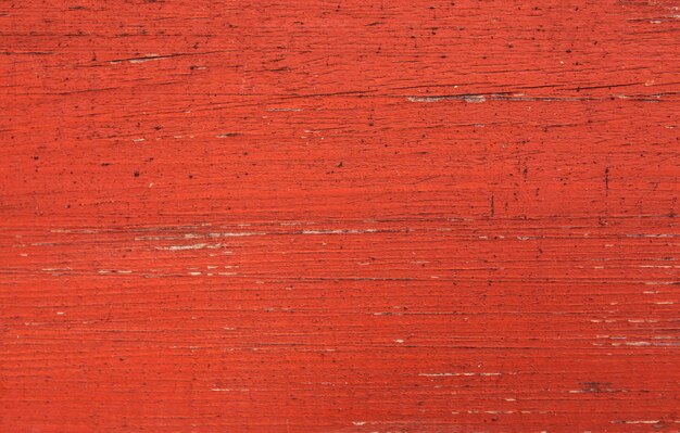 Red wooden wall