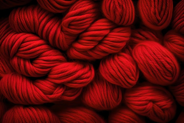 Red wool background