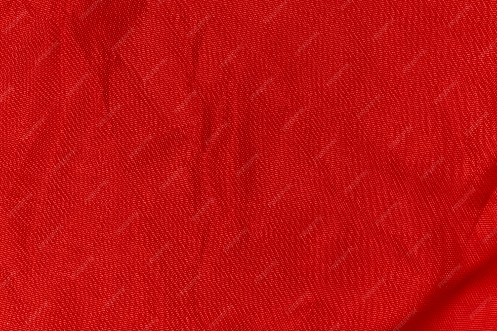 Premium Photo | Red wrinkled fabric texture