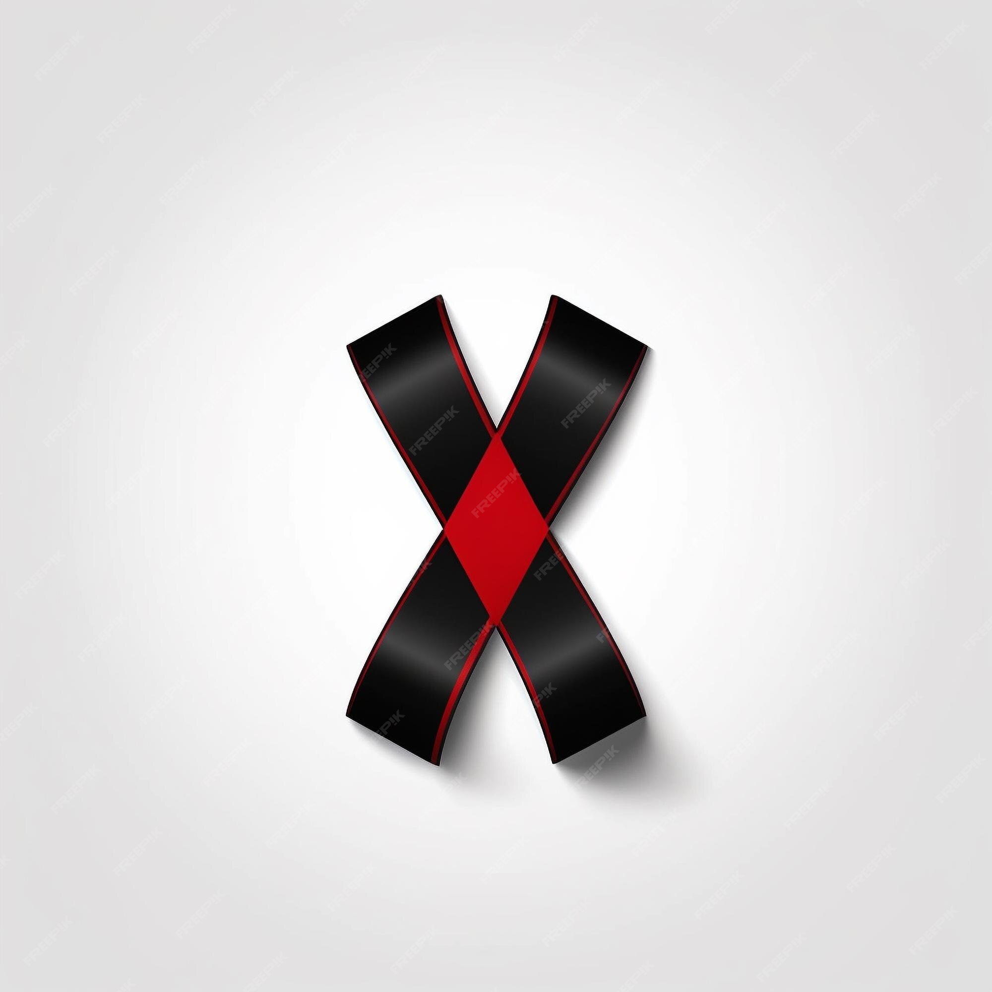 Premium AI Image A Red X Is Hanging On A White Background premium-ai-image-a-red-x-is-hanging-on-a-white-background