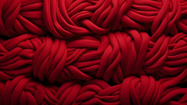 Red yarn background