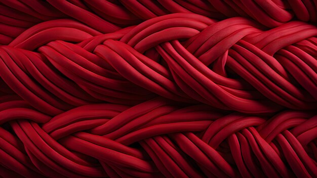 Red yarn background