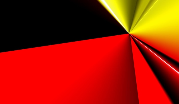 Red yellow black white geometry spectrum