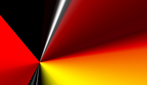 Red yellow black white geometry spectrum