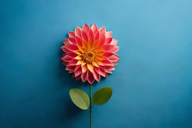 A red and yellow flower with the yellow center is a red and yellow flower