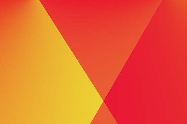 Red and yellow geometric background design