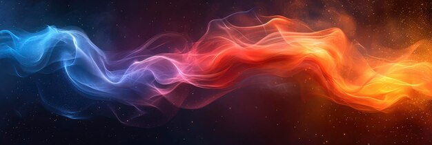 Red Yellow Green Purple Color Gradient Wave Background For Banner HD
