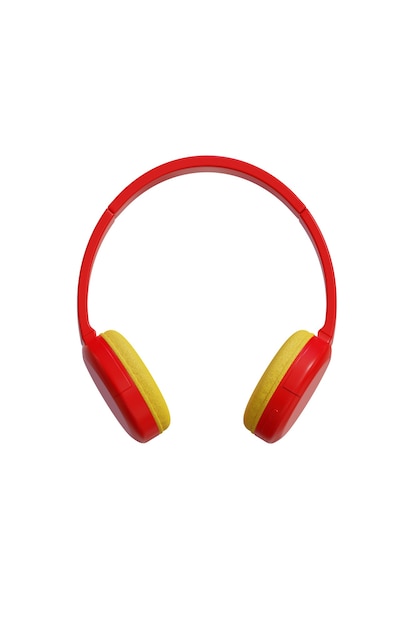 Red and Yellow Headphone