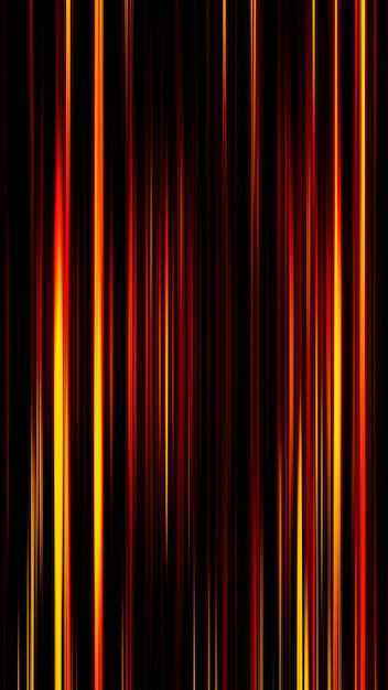 Red and yellow lines on a black background