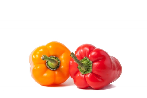 Red and yellow pepper 